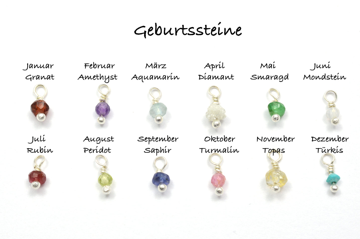 Creole einzeln mit Anhänger personalisiert aus 925 Sterling Silber