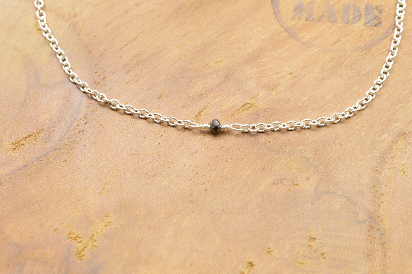 Echter Diamant an 925 Sterling Silber Armband