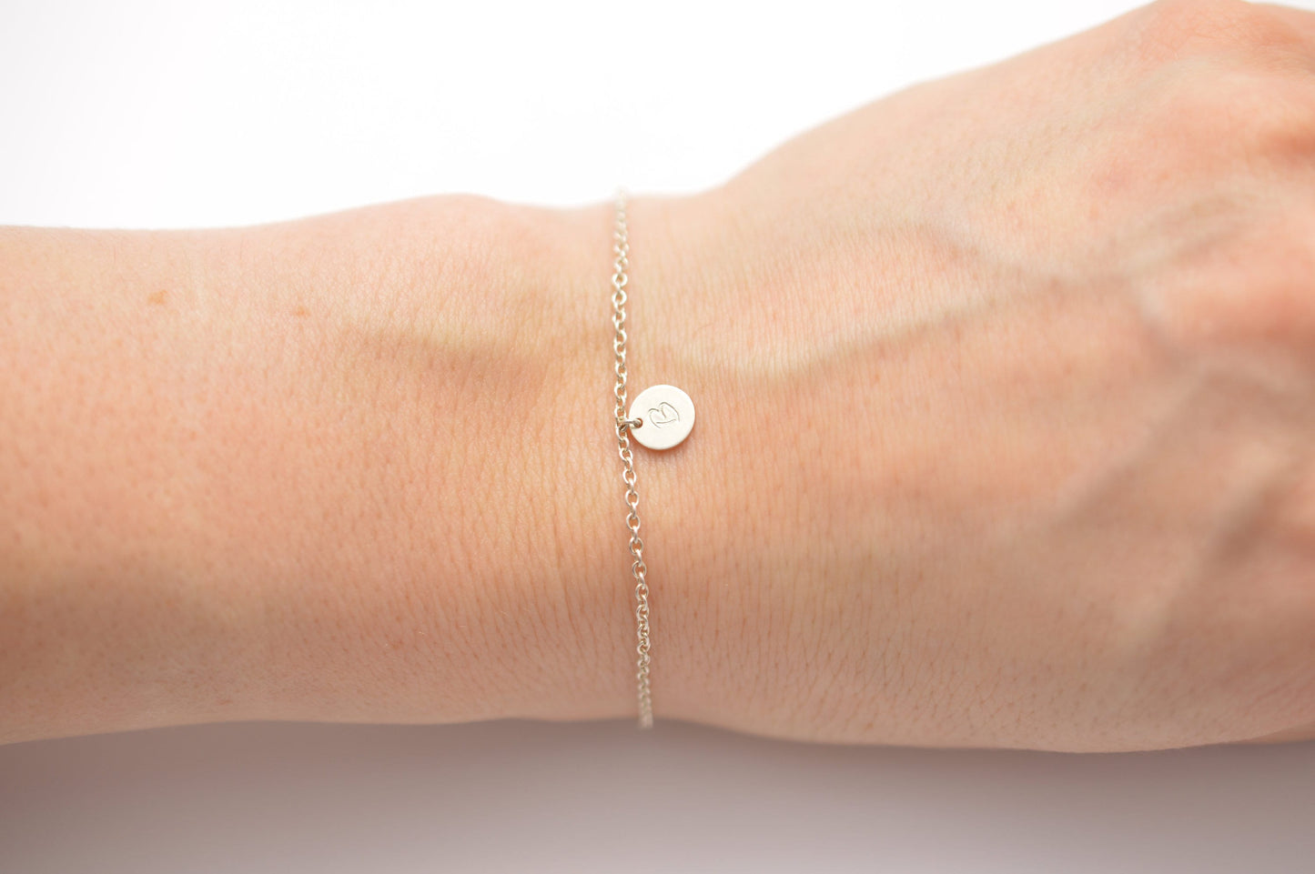 Armband mit personalisiertem Anhänger 925 Sterling Silber