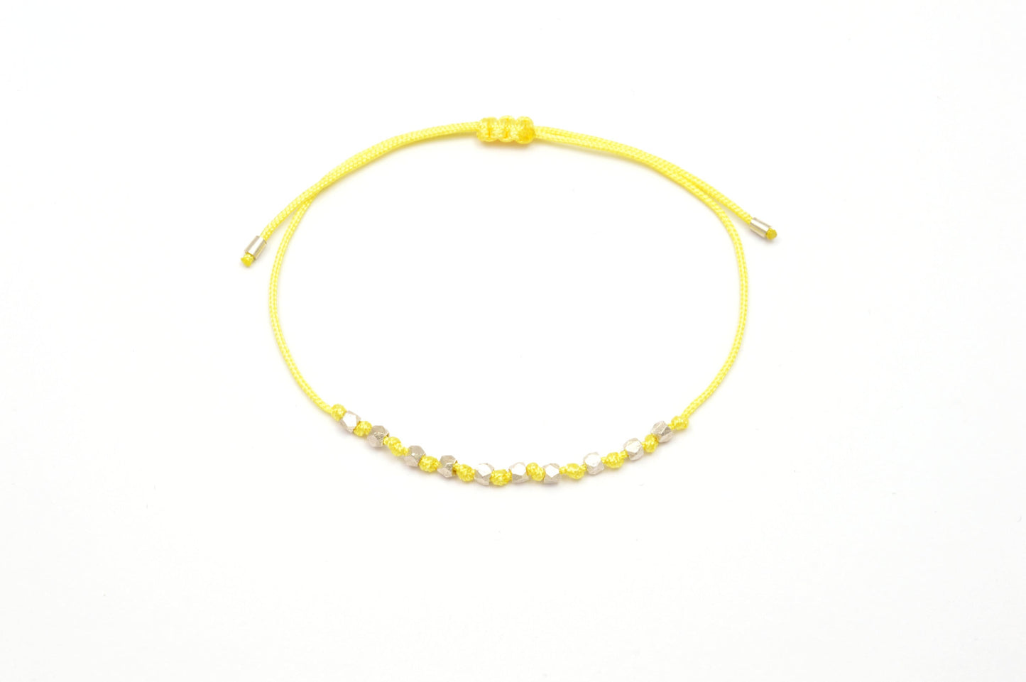 Armband mit 925 Silber Kugeln facettiert