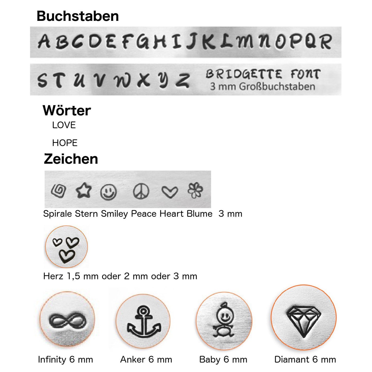 Männer Herren Armband 925 Sterling Silber Anhänger mit Prägung Buchstaben Zeichen Initialen