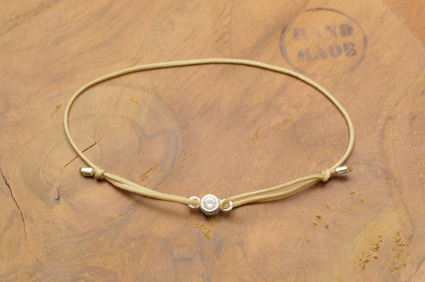 Armband mit 925 Silber Anhänger mit Zirkonia Brautschmuck