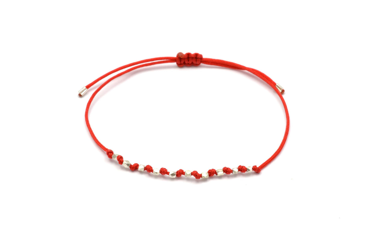 Armband mit 925 Silber Kugeln facettiert