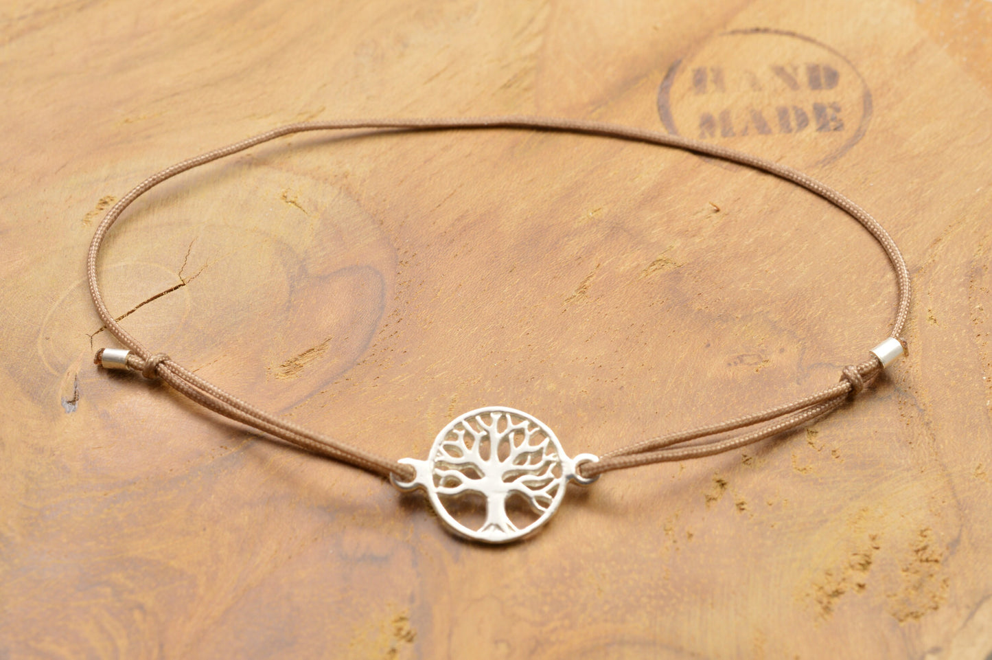 rosévergoldet Armband mit Lebensbaum Tree of Life aus 925 Sterling Silber