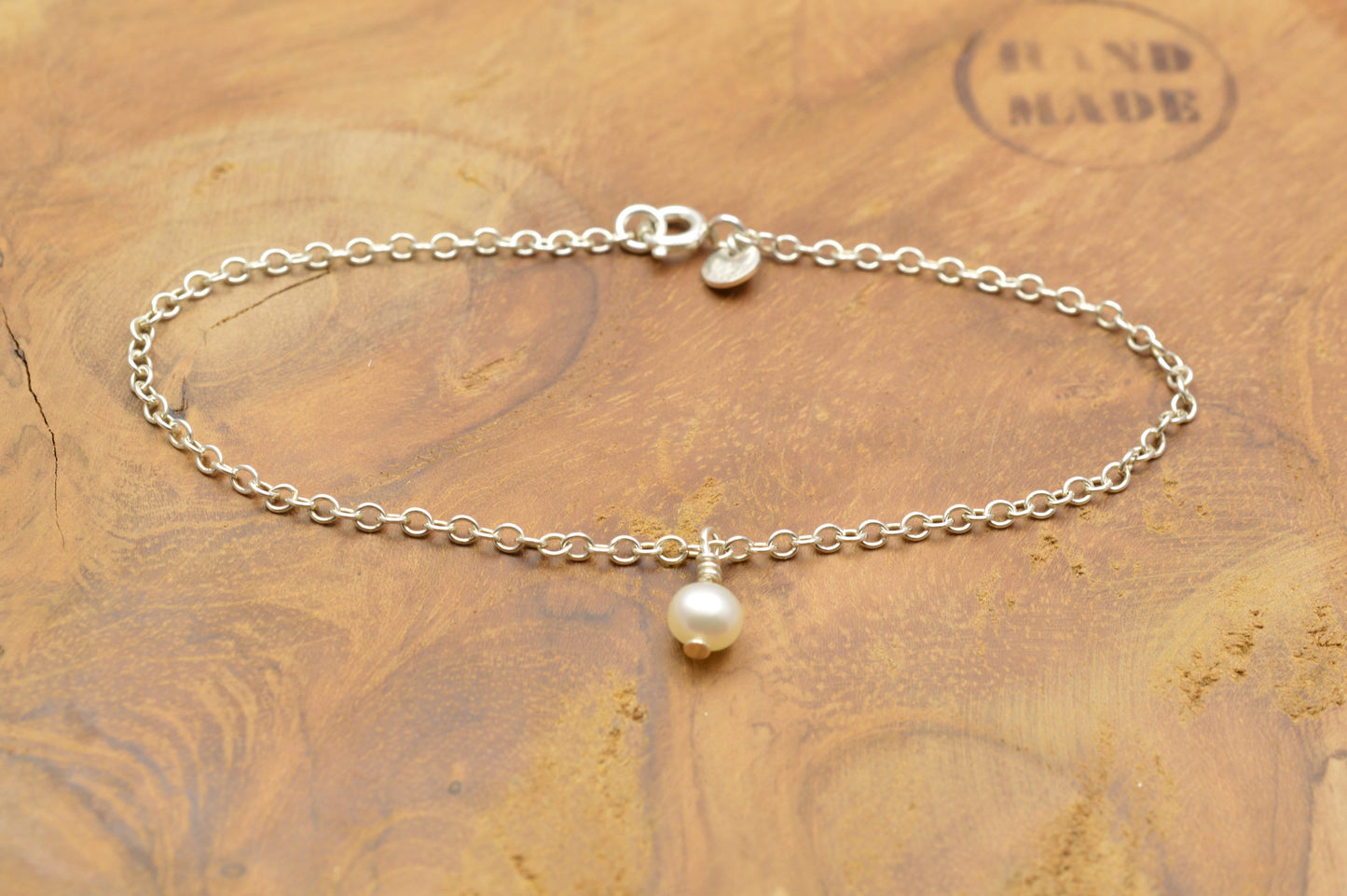 Brautschmuck Armband 925 Silber mit Perle