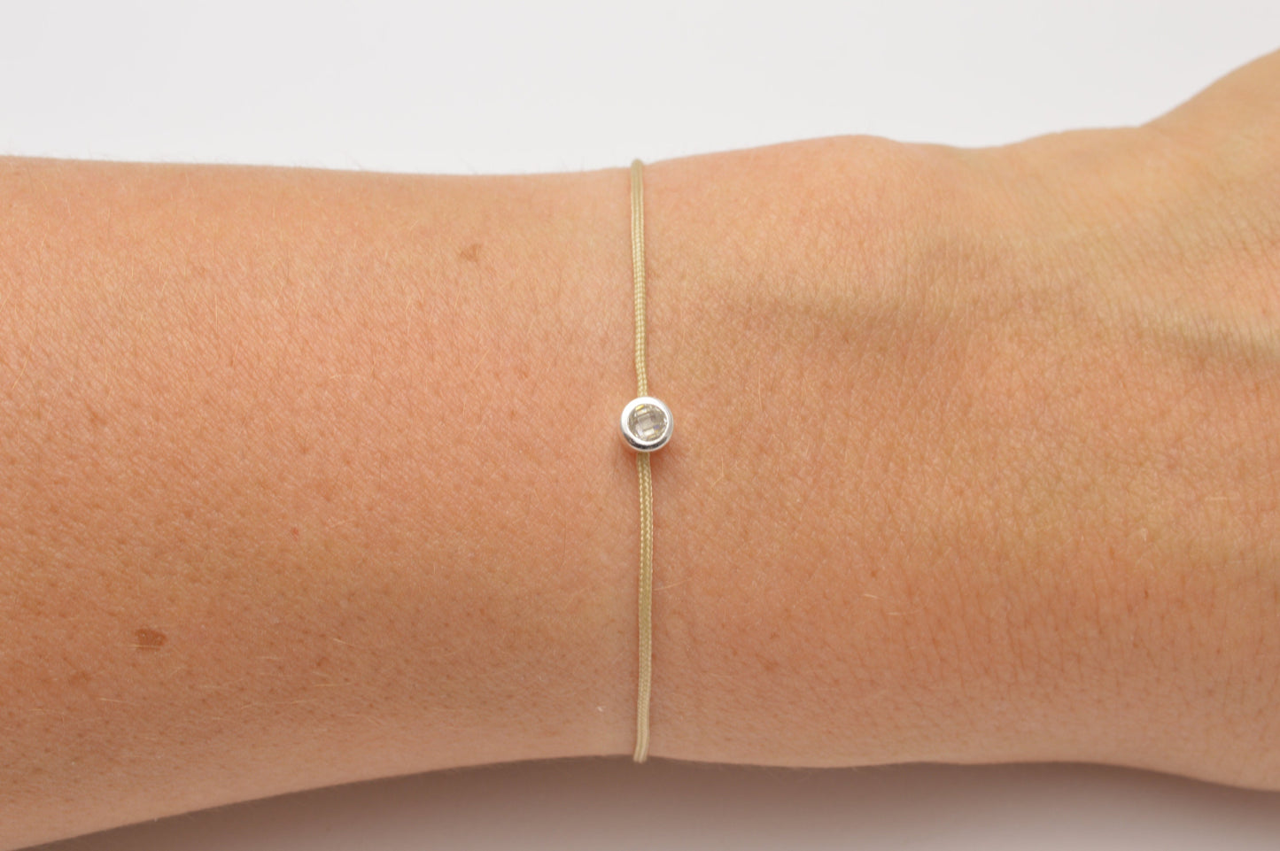 Brautschmuck mit Zirkonia - Armband mit 925 Silber Anhänger