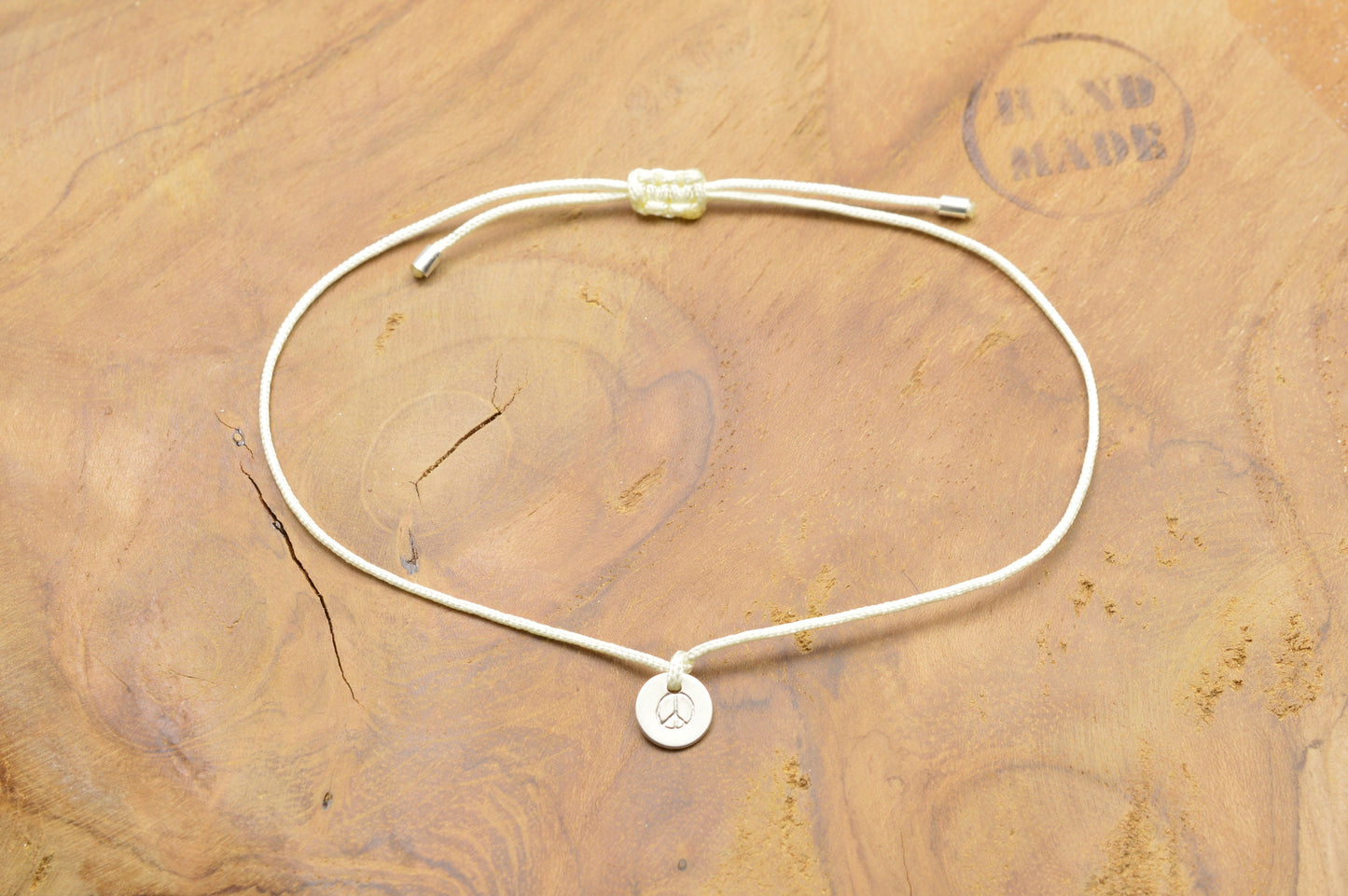 Armband mit 6mm Plättchen mit Prägung individuell 925 Sterling Silber / rosé vergoldet