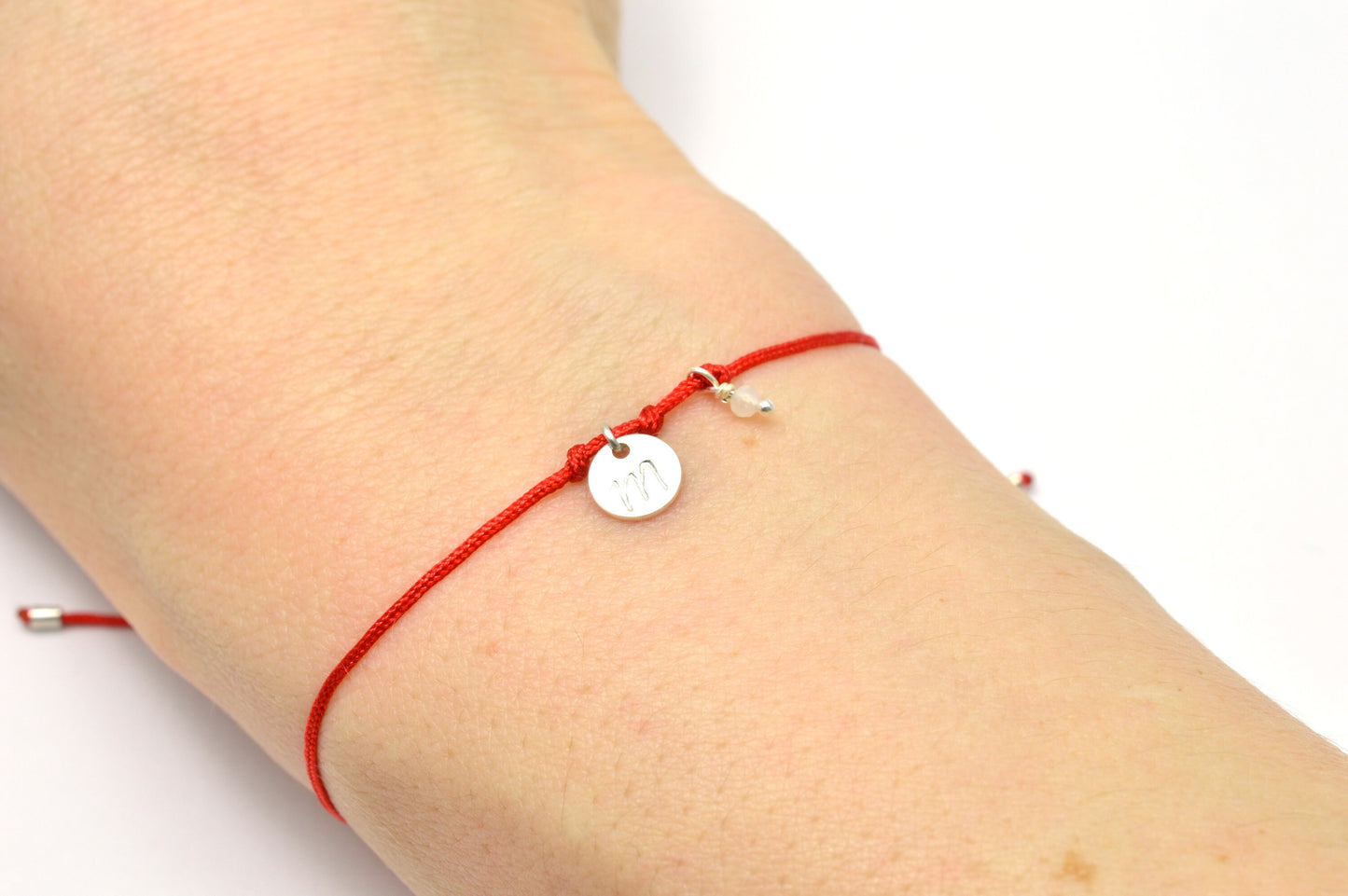 Armband mit Buchstabe und Geburtsstein