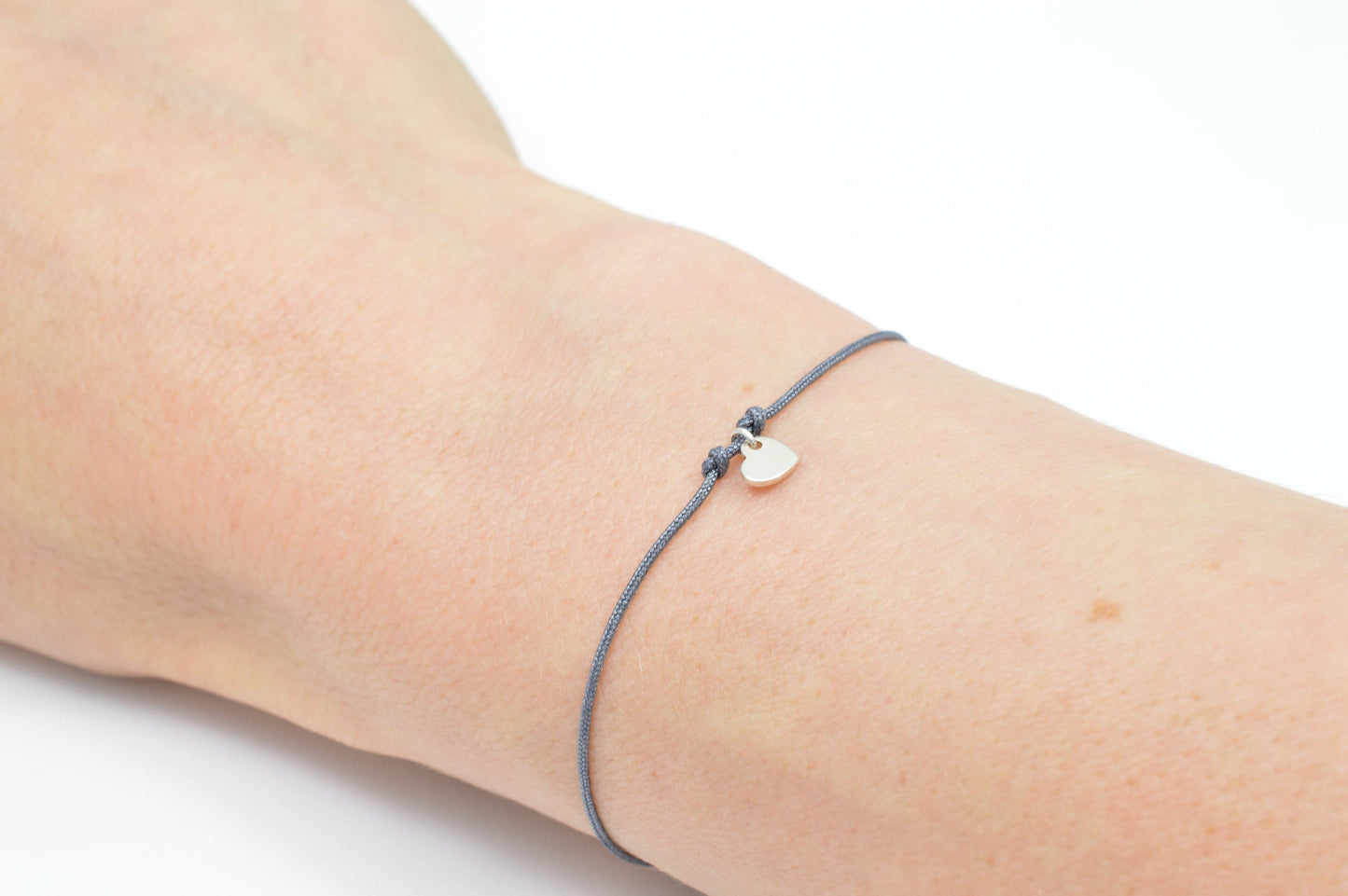 Armband mit Herz Anhänger aus 925 Sterling Silber