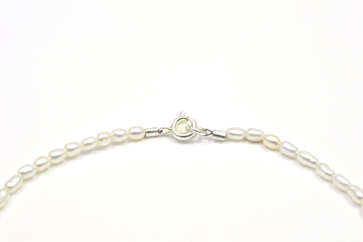 Perlenarmband mit mini Anhänger aus 925 Sterling Silber