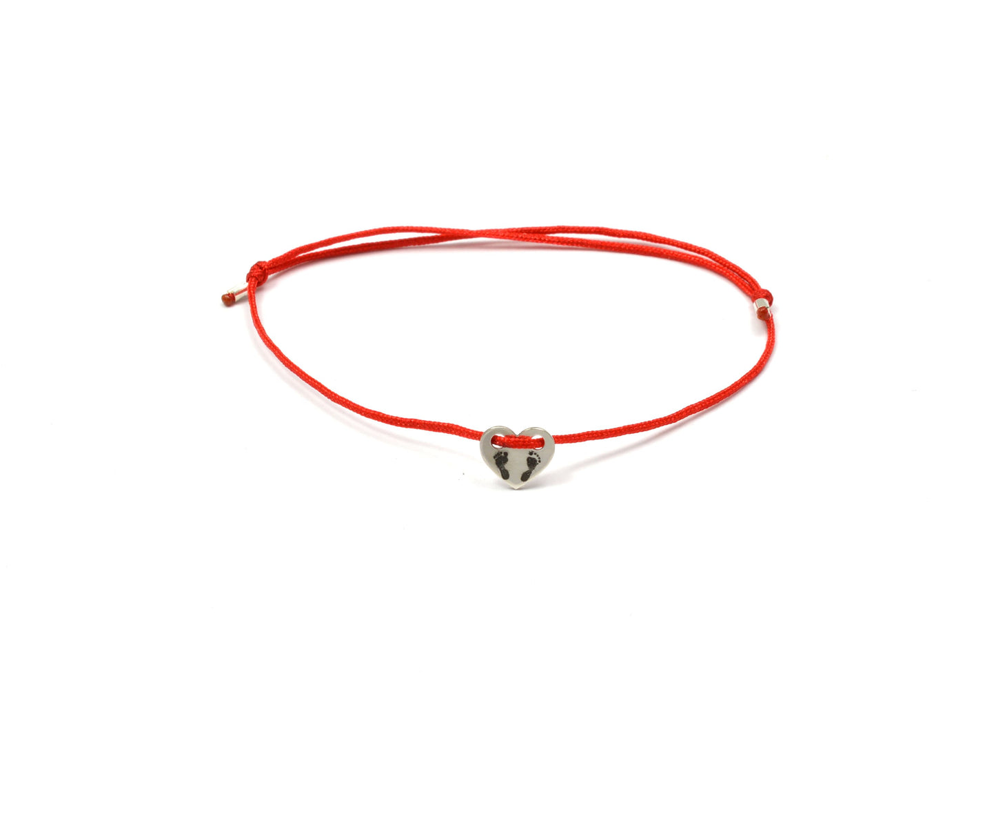 Herz mit Gravur Armband 925 Sterling Silber